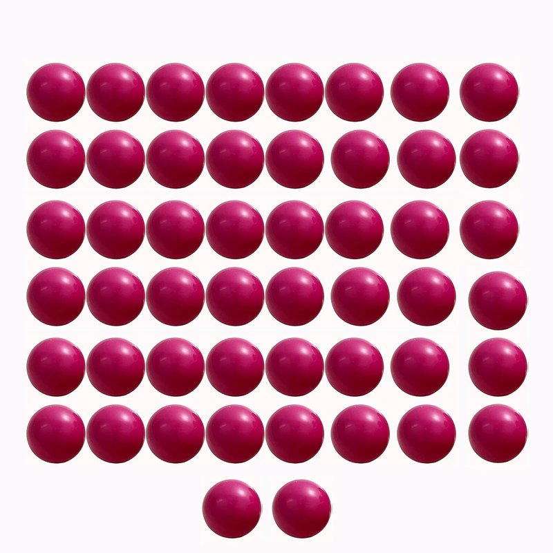 68 Caliber Self Defense Balls - Reusable Plastic Ammo for Byrna SD/LE/EP & T4E HDR68 | 50 Count Pack