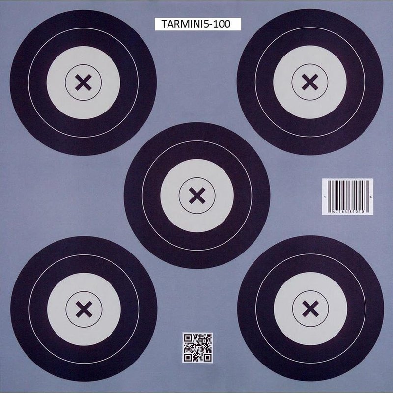 5 Spot Mini Paper Targets - .30-06 Outdoors Shooting Targets | 100 Count, Blue