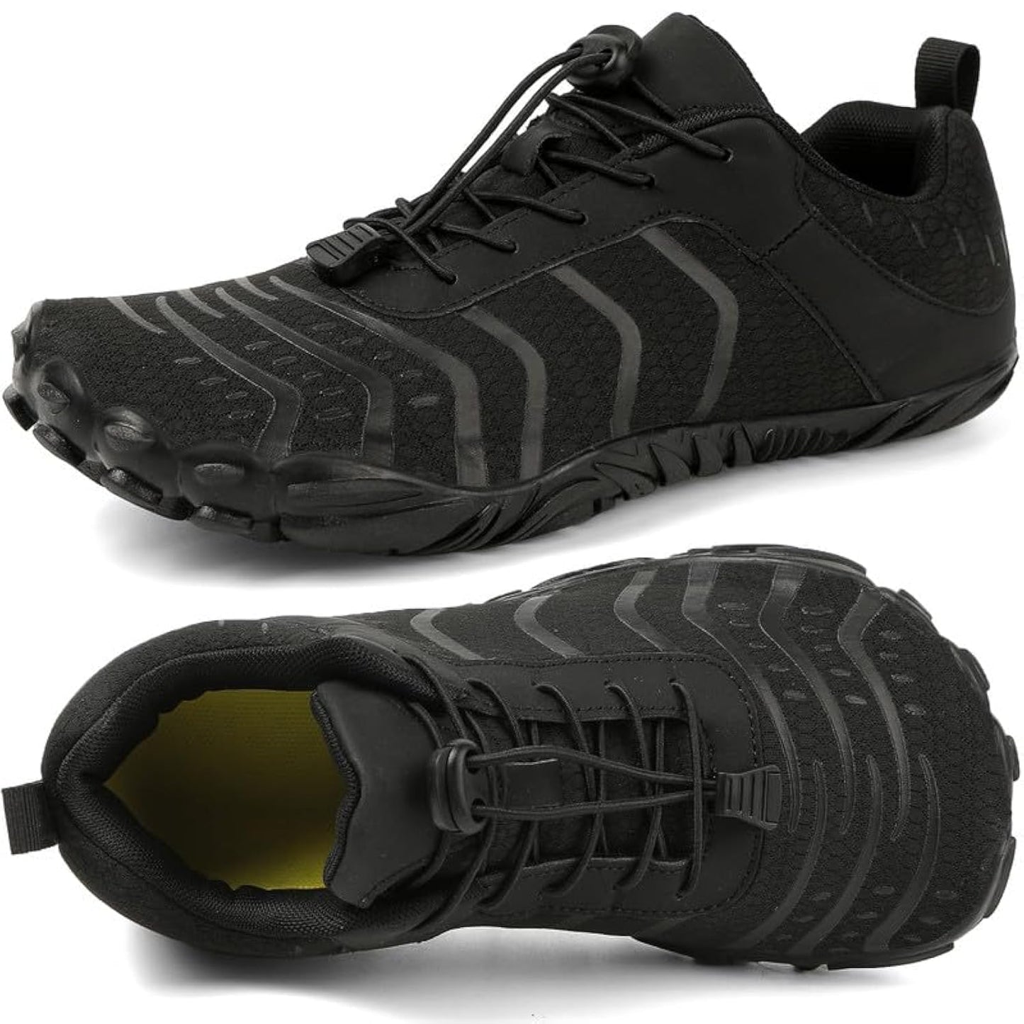 MIFAWA Barefoot Minimalist Shoes Men Women Black