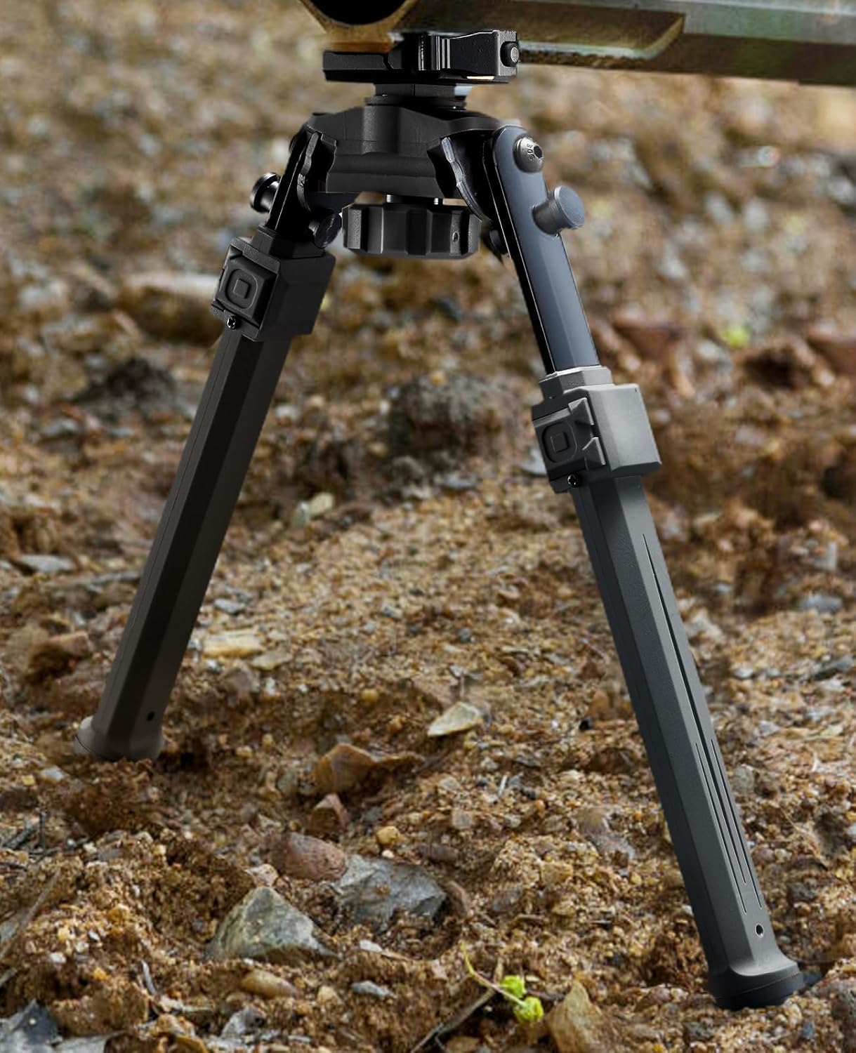 CVLIFE Rifle Bipod - Quick Release Picatinny Bipod with 360° Swivel & Adjustable Height | Foldable Legs for Shooting & Hunting