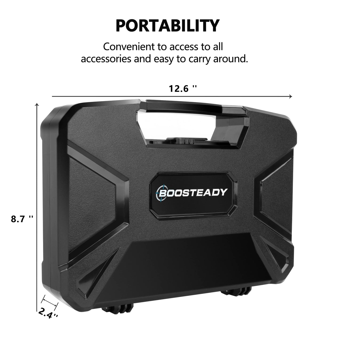 BOOSTEADY Pro Gun Cleaning Kit Universal Gun Cleaning Kit Handgun Shotgun Cleaning Kit for All Guns with High-end Brass Brushes, Mops, Jags, Reinforced Rods