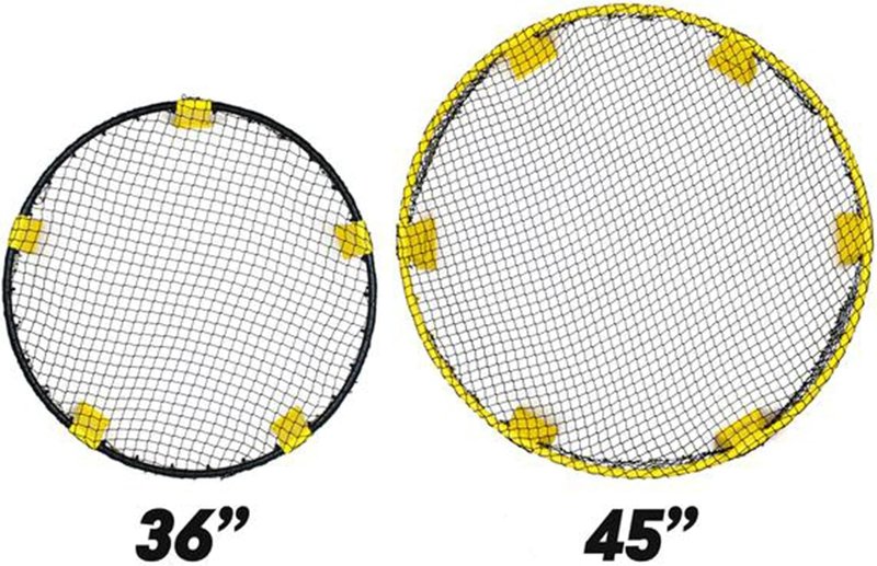 Spikeball Rookie Set (New), Includes 3 Balls, Net and Carrying Bag - 50% Larger Net and Ball, Original Roundnet Game Set for Adults and Family - Beach, Yard, Lawn, Backyard, and Gyms