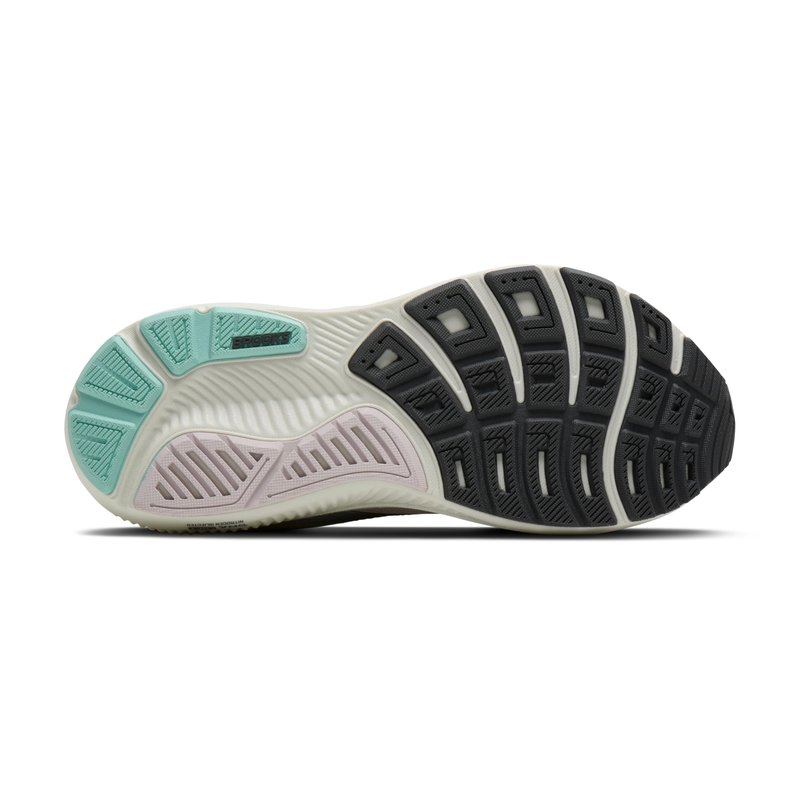 Brooks Women’s Ghost 17 Neutral Running Shoe - Mauve/Yucca/Bluewash - 9 Medium