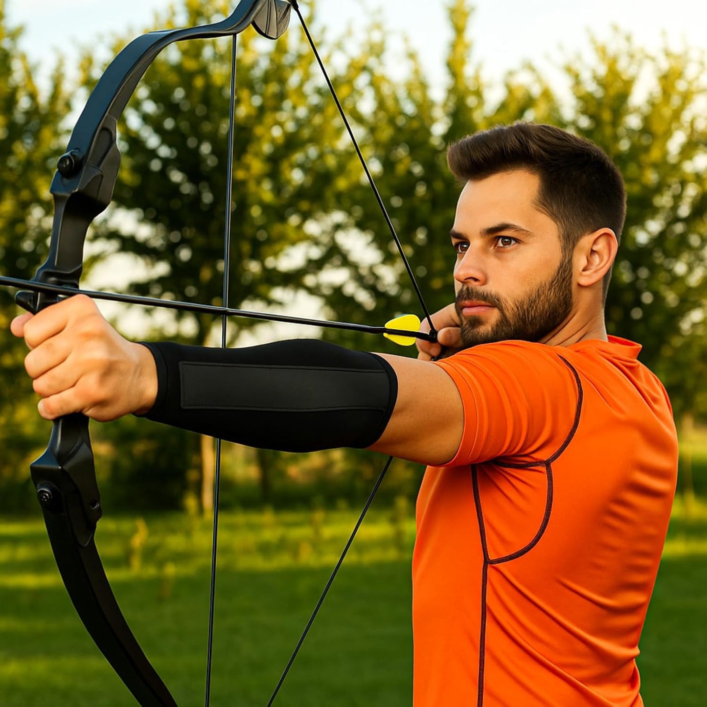 Archery Arm Guards - Lightweight 2 Pcs Set for Target Shooting | Unisex Athletic Protection