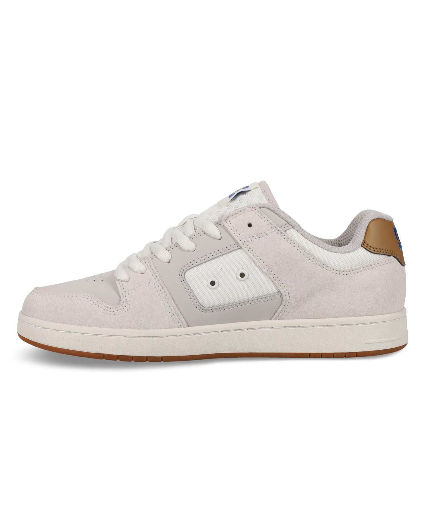 DC Men's Manteca 4 Skate Shoe, TAN/Blue/Gum, 8.5