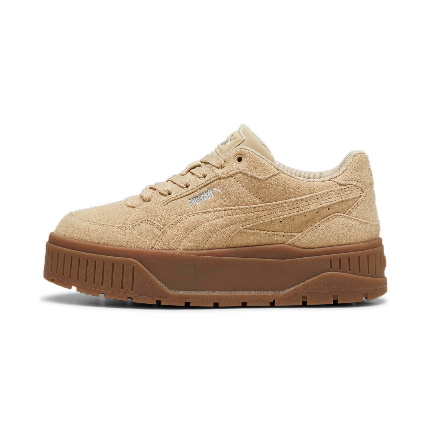 Puma Women's Karmen II Idol, Suede-Toasted Almond-Toasted Almond, 8