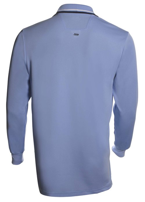Adams Long Sleeve Umpire Polo Shirt for Baseball and Softball Umpires, Powder Blue, 2X-Large