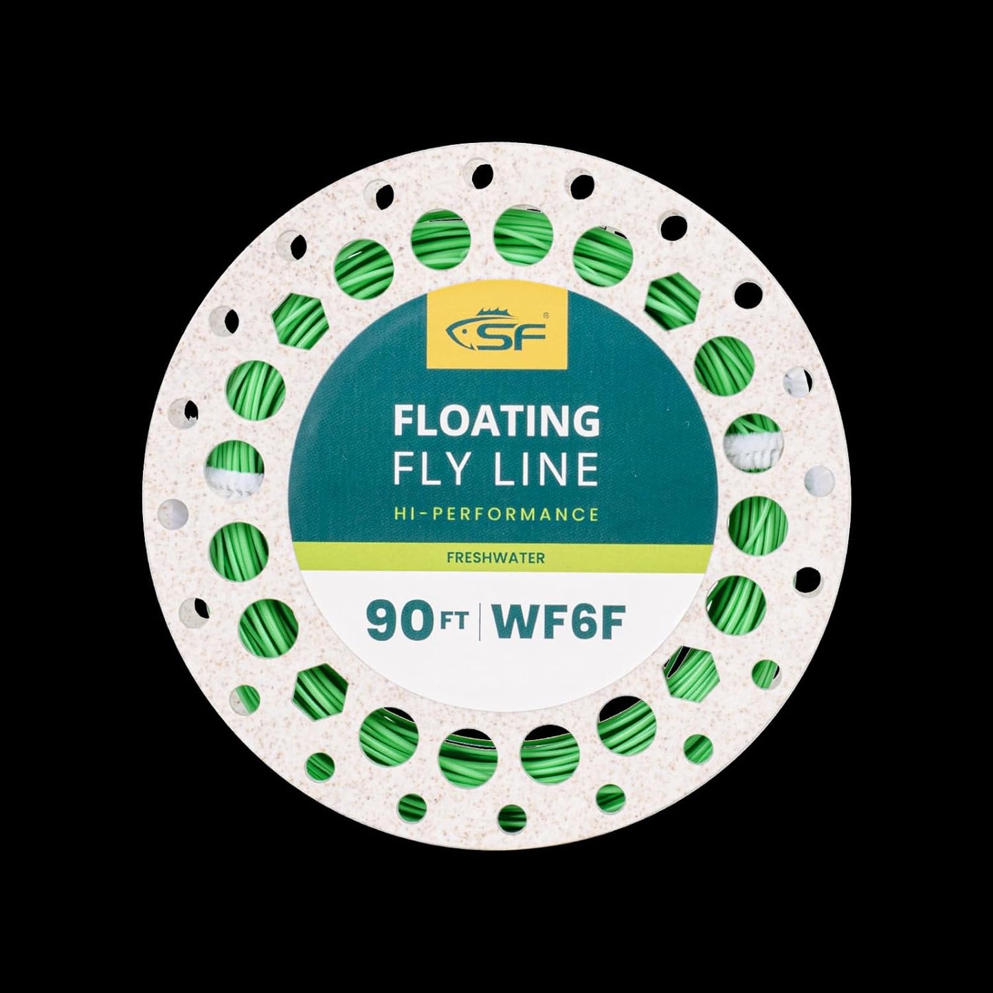 Fly Fishing Line - Weight Forward Floating Line with Two Welded Loops | 90FT Multi-Color for Trout (WF2-9)