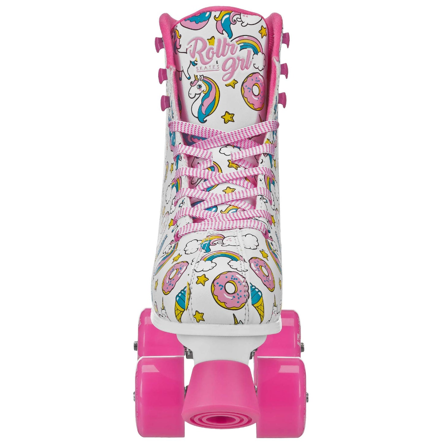 Rollr GRL Ella - Girls White/Pink Adj Medium (3-6)