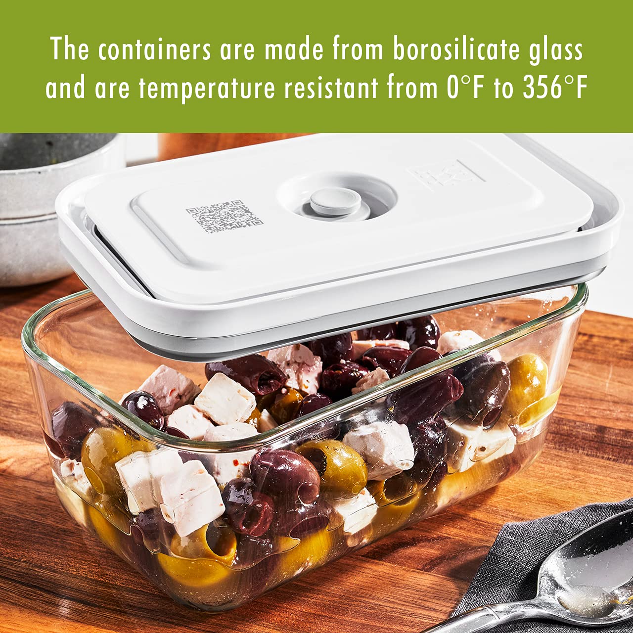 Zwilling Fresh & Save 3-Pc Glass Food Storage Container Set