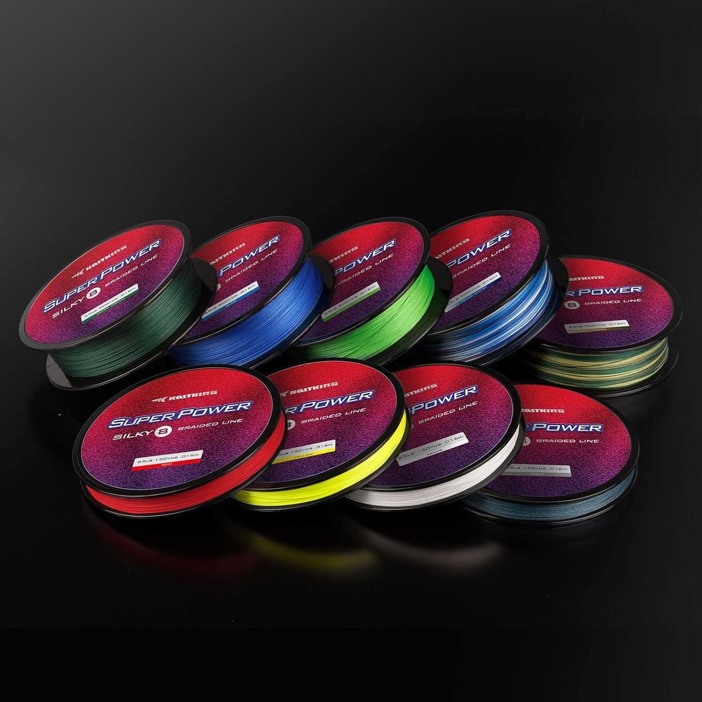 KastKing SuperPower Braided Fishing Line - Abrasion Resistant & Zero Stretch | Durable Fishing Gear