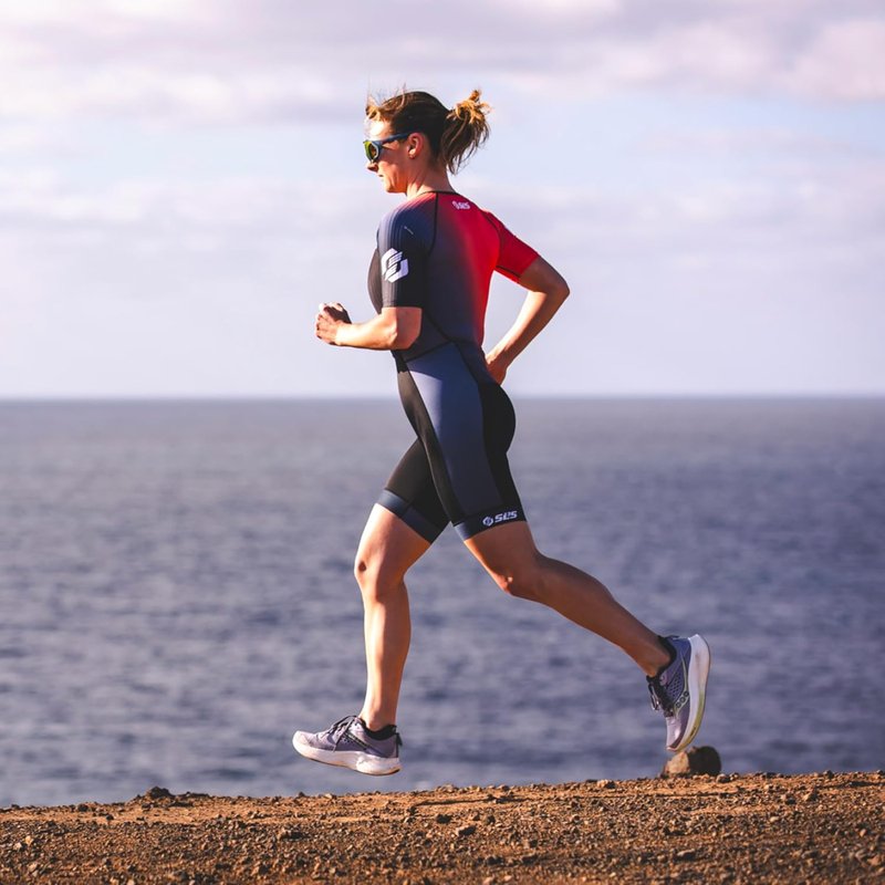 Elite Aero Sleeved Triathlon Suit for Women - Quick-Dry Trisuit with Italian Chamois | Perfect for All Distances