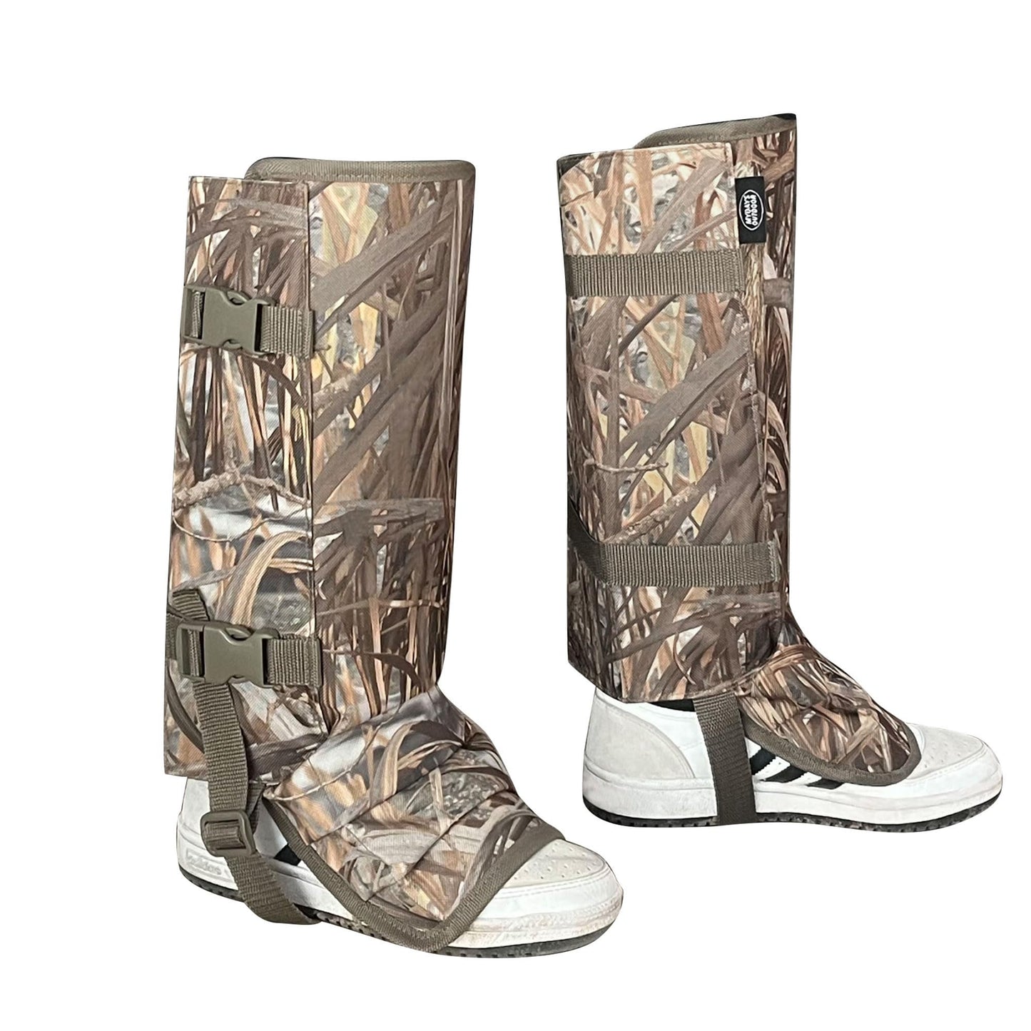 MYDAYS OUTDOOR Snake Gaiters for Hunitng,Snake Guards for Legs Men,Snake Proof Boots Women Men,Snake Chaps,Snake Bite Protection for Lower Leg (Camo Green)