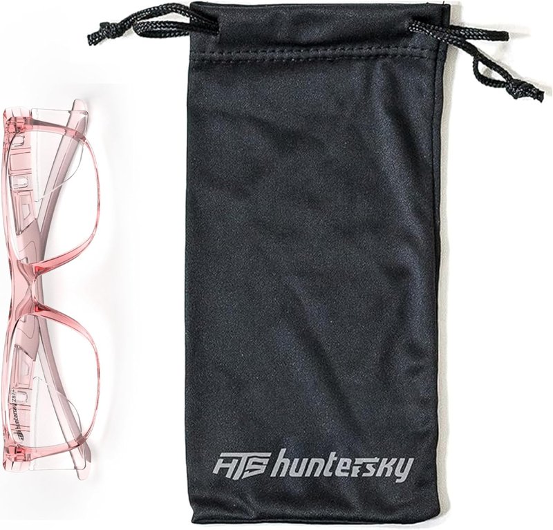 HTS HUNTERSKY Safety Glasses - ANSI Z87 Anti-Fog, Scratch-Resistant | Small Size for Men & Women