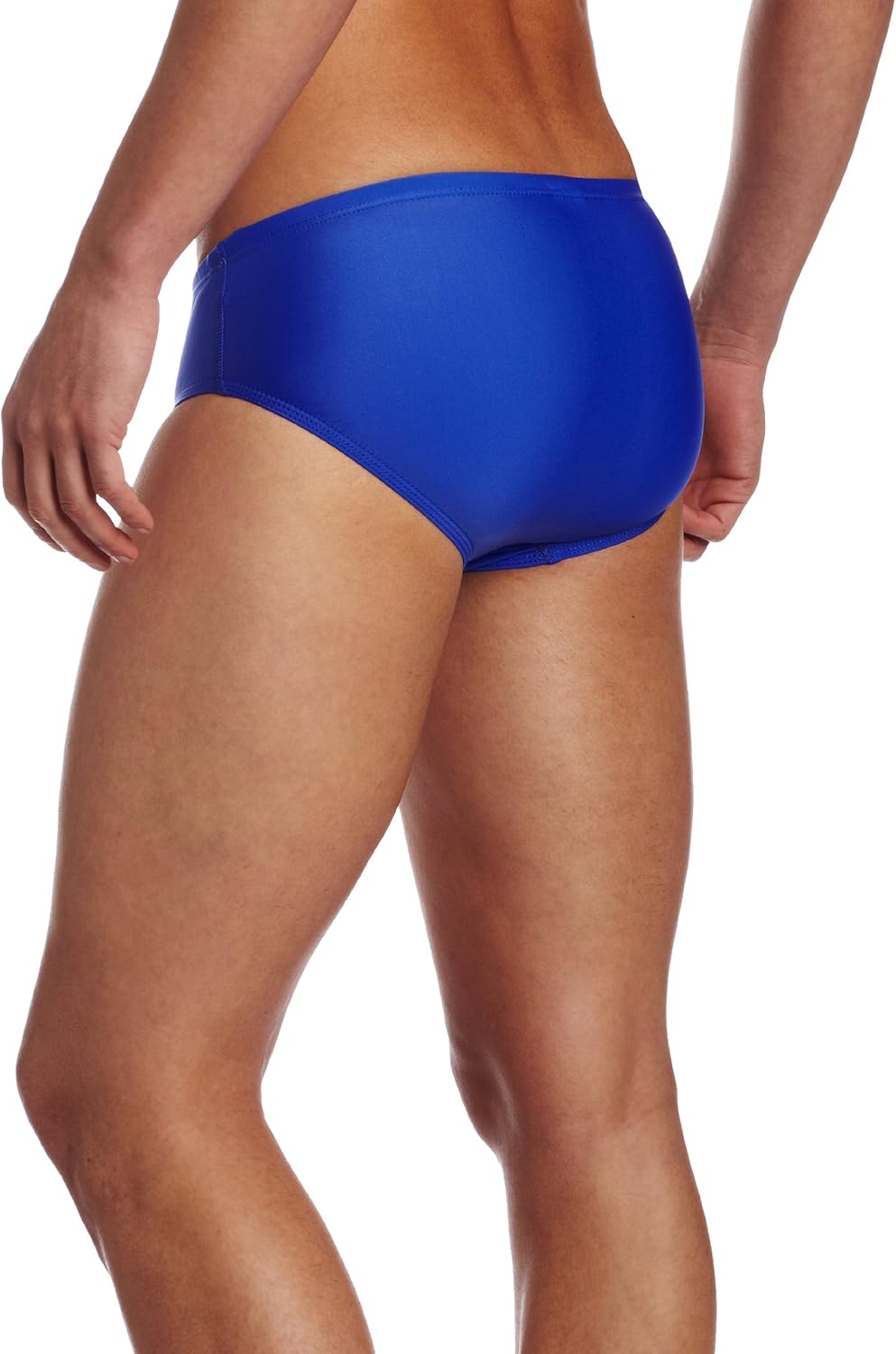 Solid Racer Brief Swimsuit - Comfortable & Stylish Swimwear for Men