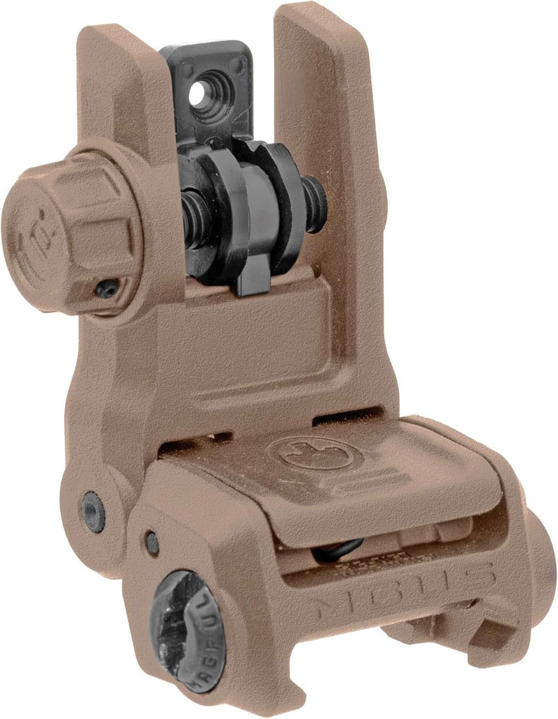 Magpul MBUS 3 Front & Rear Sight Set - FDE Tactical Sights | Durable & Lightweight
