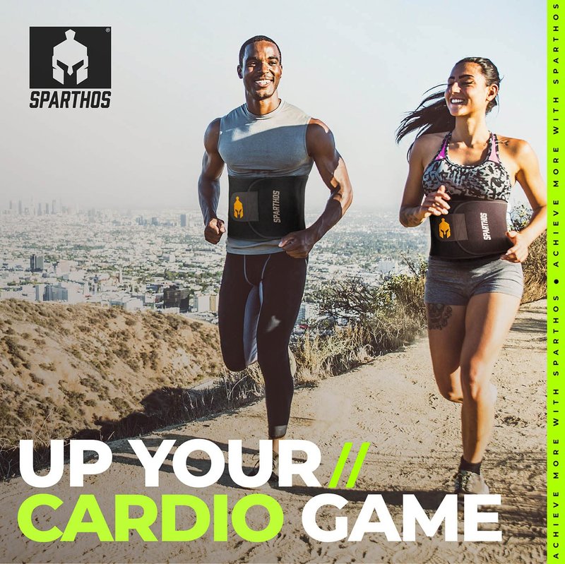 Sparthos Waist Trimmer Belt - Sweat More and Shorten Your Workout Time!