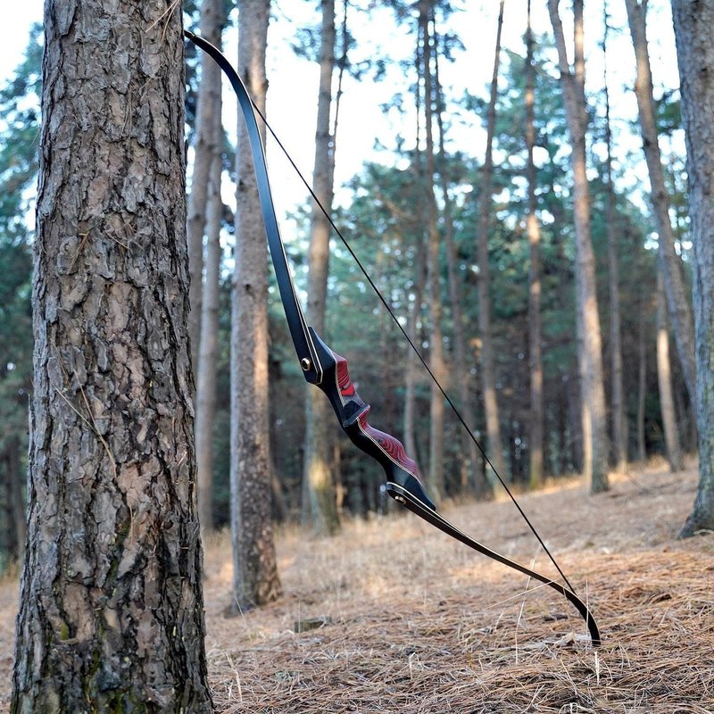 PMZ Recurve Bow and Arrow Set - 60'' Wooden Takedown Bow for Youth & Adults | Right Hand, 20-60 lbs, Ideal for Archery Practice & Hunting
