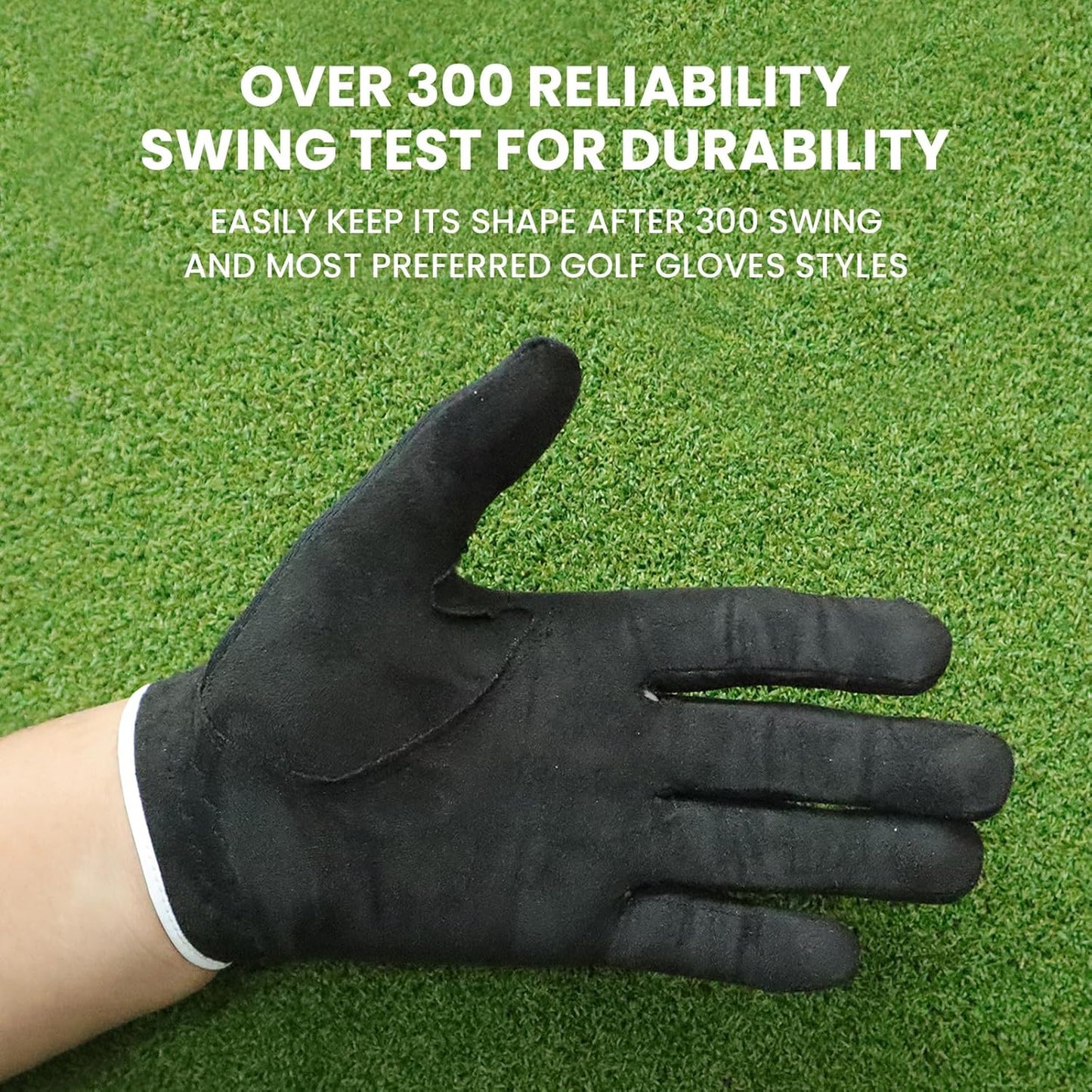 Golf Gloves for Men - All-Weather RainGrip Design | Right & Left Hand Options in Sizes S-XXXL