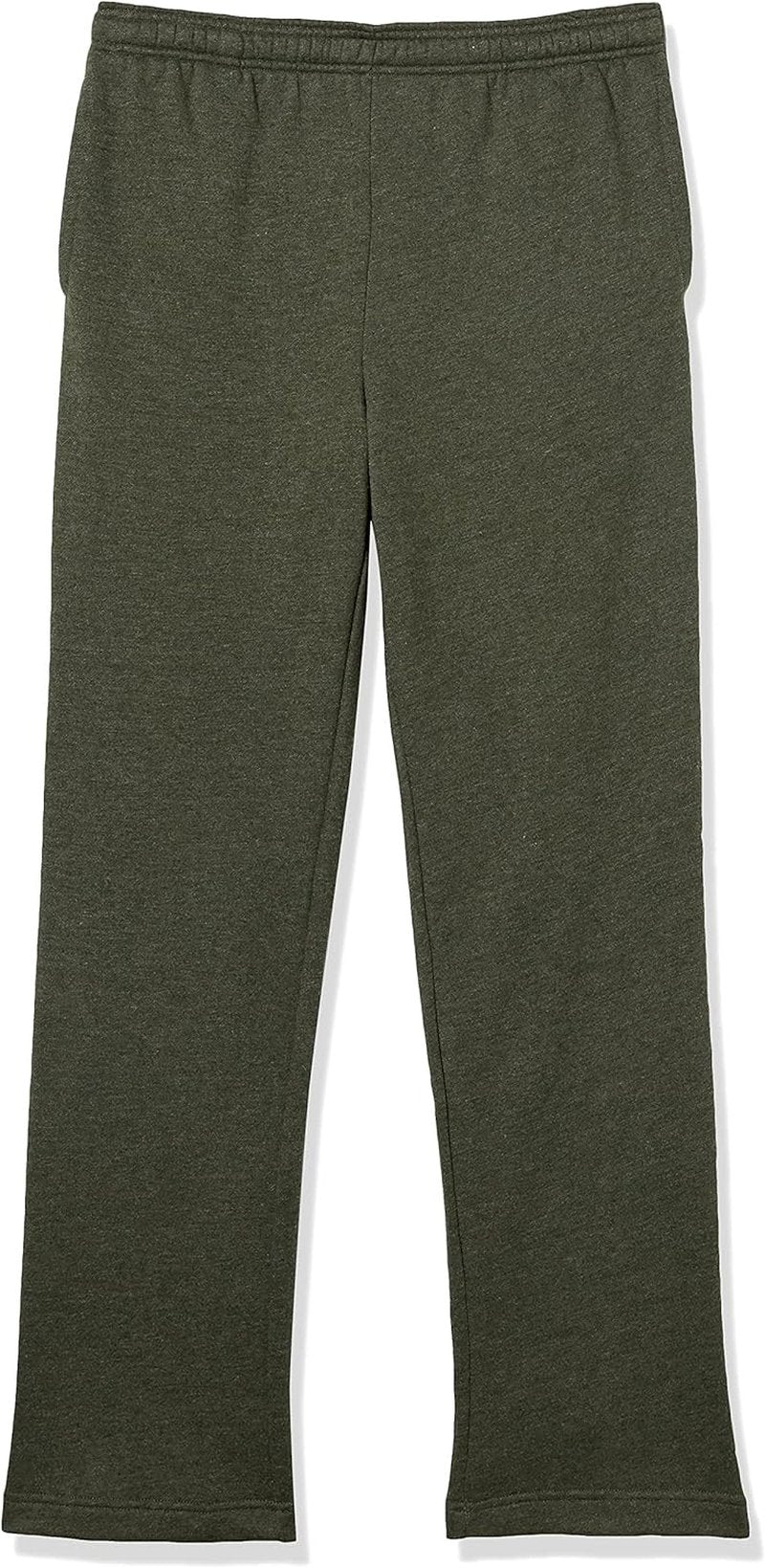 Men's Relaxed Straight Leg Fleece Sweatpants - Open Bottom | Big & Tall Sizes Available
