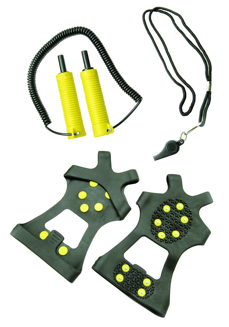 Frabill Ice Safety Kit, Black and Yellow