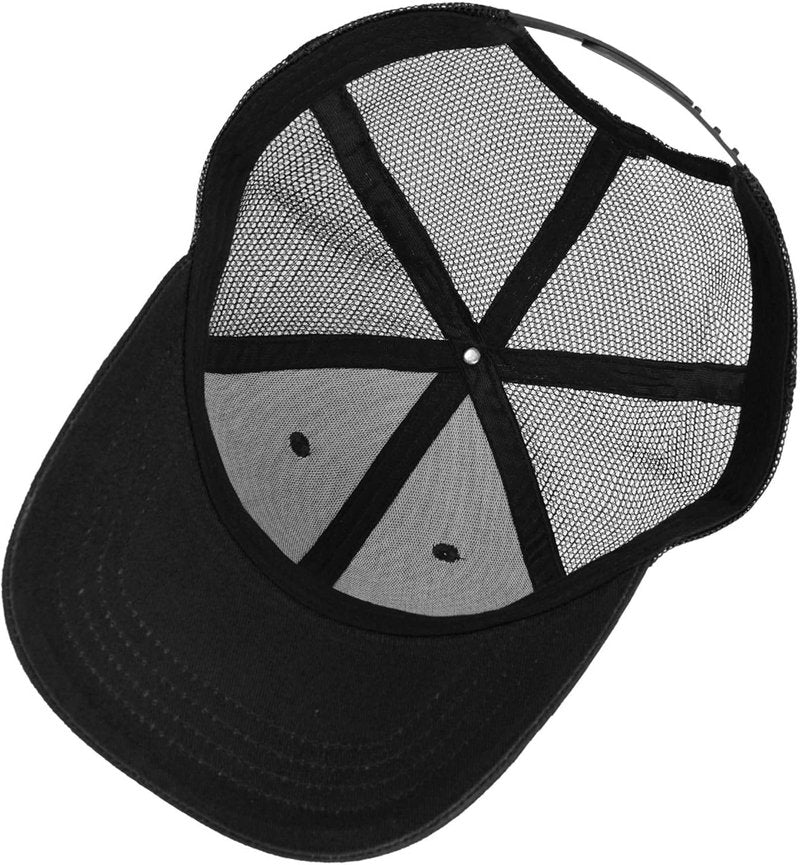 Hunting Fishing Trucker Hat for Men - American Flag Design | Perfect Gift for Dad, Husband, Grandpa