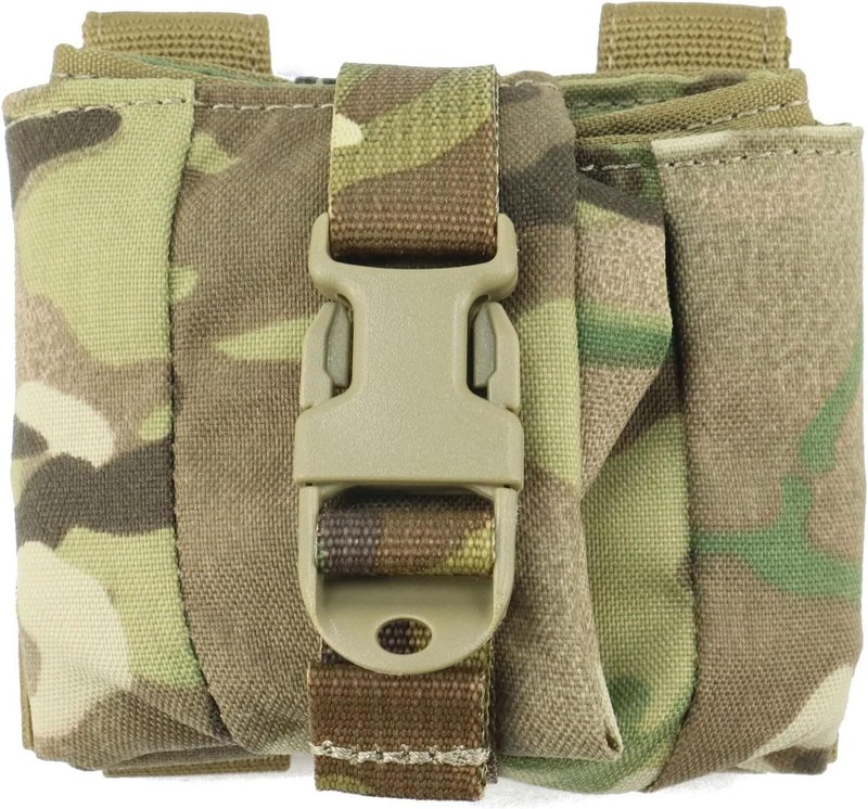 Tactical Foldable Buckle Pouch - 500D Nylon Roll-Up Dump Pouch for Tactical Duty Belt | Space-Saving Tool Bag