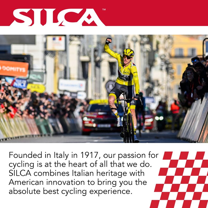 SILCA Tire Levers Premio | Set of Two | Forged Aluminum Minimalist Lever with co-Molded Non Marking Nylon Rim Protection | Bicycle Tire Levers