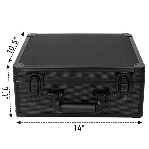 OUUTMEE Graded Card Case - Aluminum Alloy Graded Card Storage Box Compatible with 100 Card Slabs - the Sports Trading Card Case Fits PSA, CSG, BGS and Top Loaders
