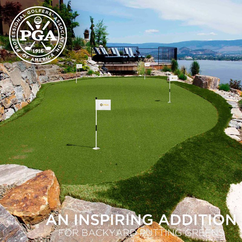 COGOLFING Golf Flag Mini, Double-Sided PGA National Flag with Regular Tube, Double-Sewn Durable 420D Nylon Golf Pin Flags for Backyard Landscape, 8"L x 6"H, White, 1-pack