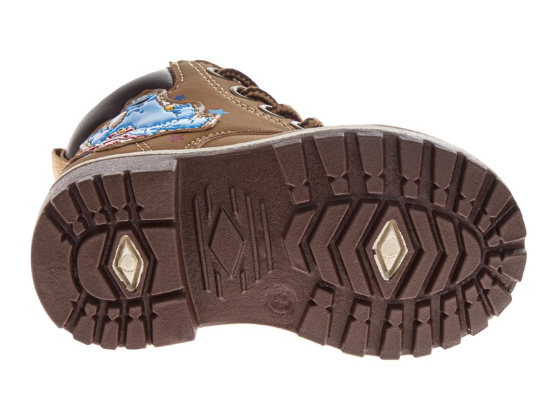 Sesame Street Boots Ankle High Workboot - Trekking Walking Climbing Hiking Boot for Kids - Elmo and Cookie Monster (Size 6 Toddler)