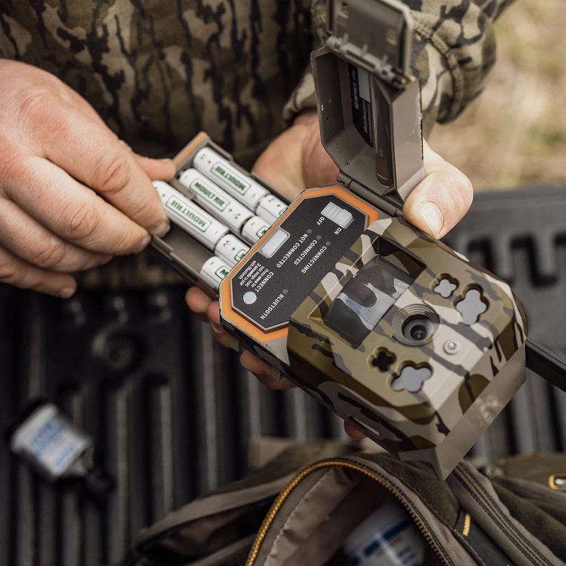 Moultrie Edge Pro Cellular Trail Camera - 1080p HD Video, Auto Connect, 100ft Detection Range | Nationwide Coverage, False Trigger Tech