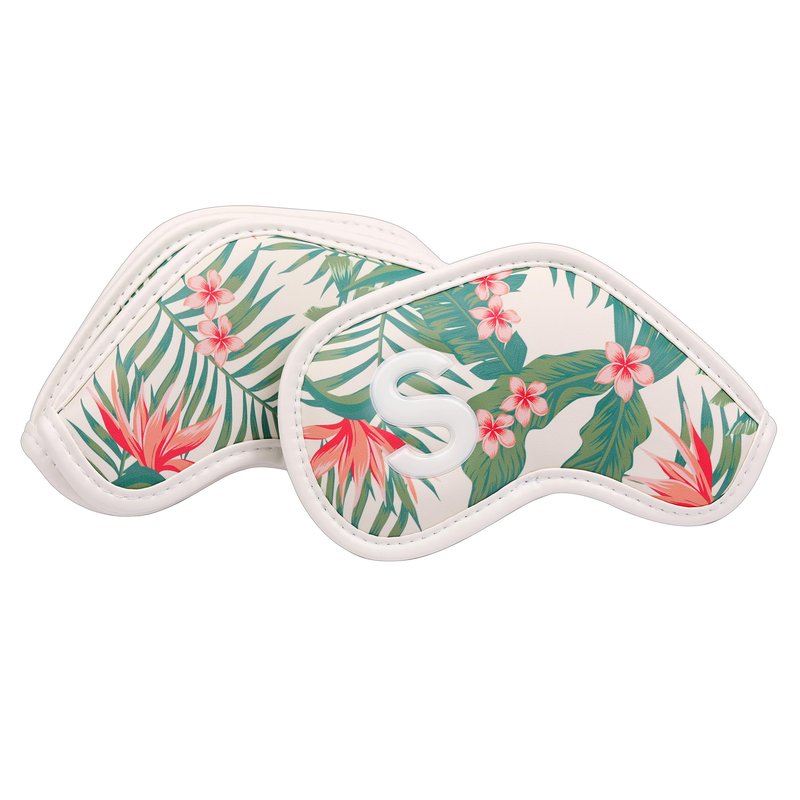 SHABIER Golf Iron Head Covers with Hawaii Style Design 9pcs Iron Headovers Wedges Covers 4-9 ASP