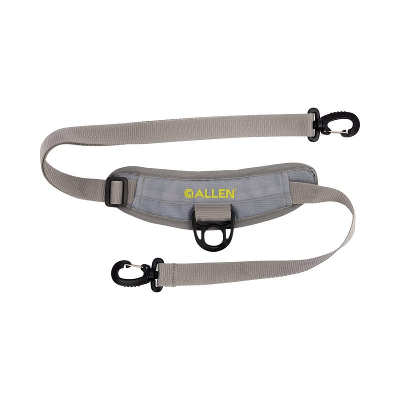 Allen Company Boulder Creek Fly Fishing Chest Pack, Fits up to 6 Tackle/Fly Boxes, Gray/Lime