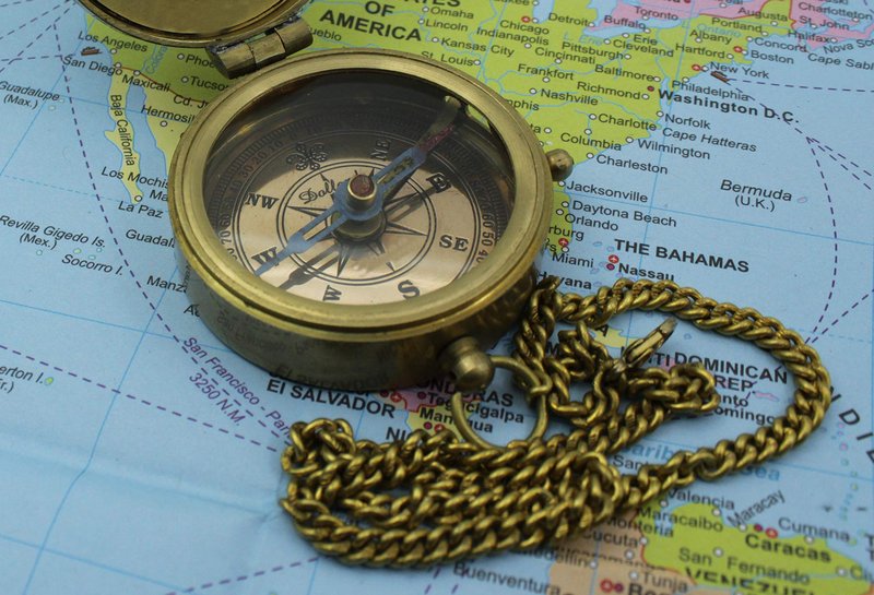 5MoonSun5's Engraved Brass Compass Gift to My Son with Leather Case - Nautical Gift from Dad or Mom, Functional Navigation Compass with Brass Chain