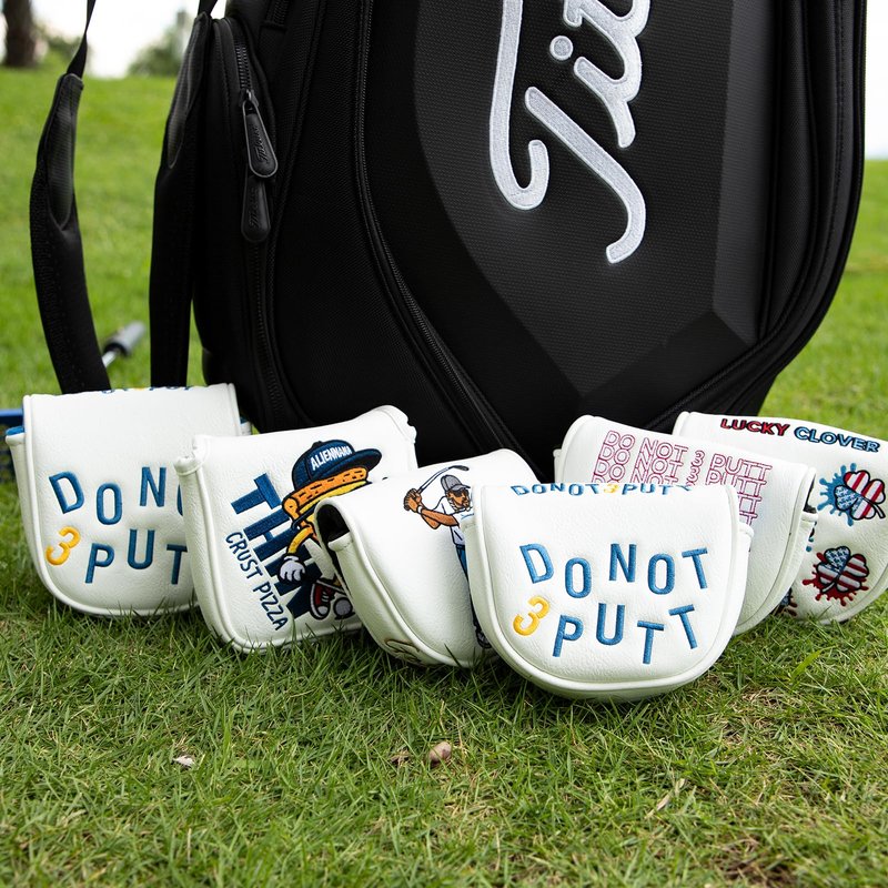 Golf Mallet Putter Cover Golf Putter Headcover with Strong Magnetic Closure Do Not 3PUTT Golf Putter Cover for DF3 Putter & OZ1 MEZZ 1 MEZZ1 MAX (for DF3 Mallet Putter)