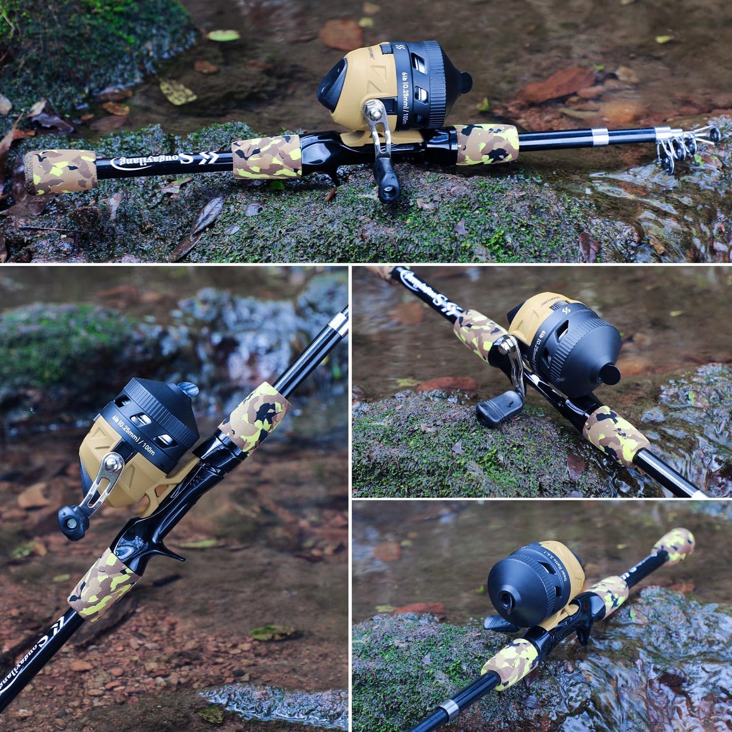 Kids Fishing Rod and Reel Combo - Lightweight Spincast Pole with Tackle Bag & Lures | Perfect Starter Kit for Youth