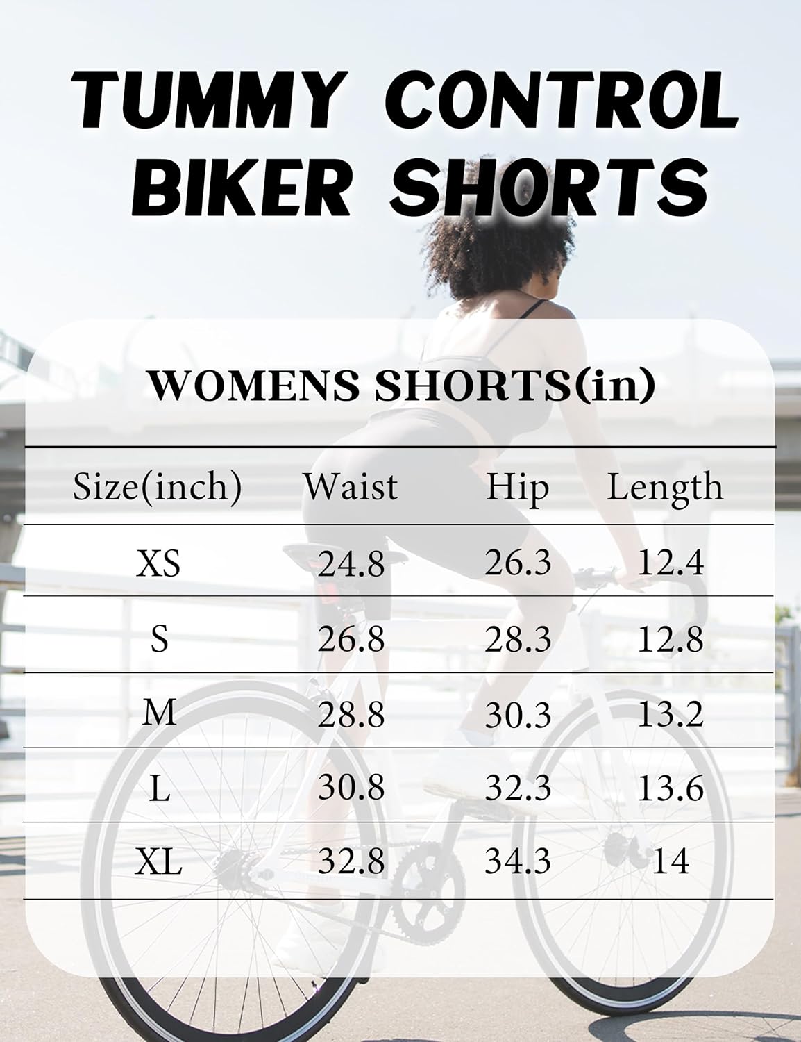 Women's High-Waisted Biker Shorts - Athletic Booty Yoga Shorts with Tummy Control | Perfect for Gym Workouts
