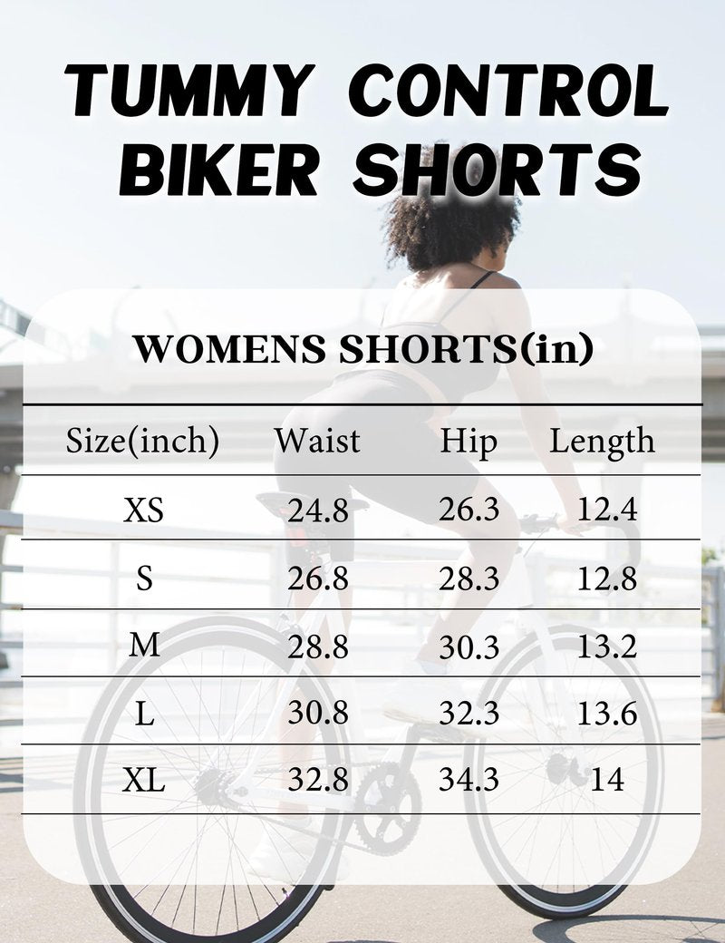 Unthewe Women's Workout Gym Biker Shorts High Waisted Athletic Booty Yoga Shorts with Tummy Control(U729-Black-S)