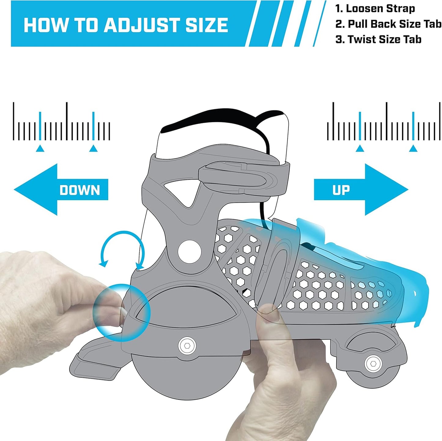 Beginner Roller Skates for Kids | Adjustable Sizing for Toddlers & Youth - Fun & Colorful Design