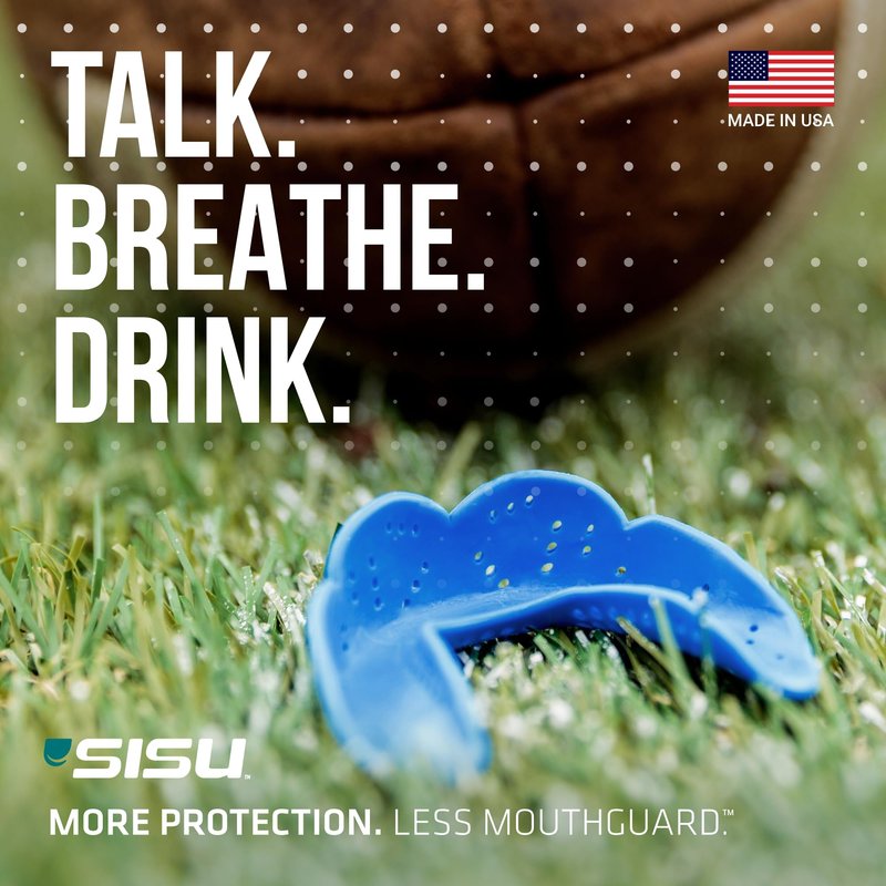 SISU Max Mouthguard, Snow White - 50% Stronger, Maximum Protection for Rugby, MMA, Boxing, Lacrosse, Football, Hockey, High-Impact Sports - Adult Fit, Remoldable Up to 20 Times, Works for Braces