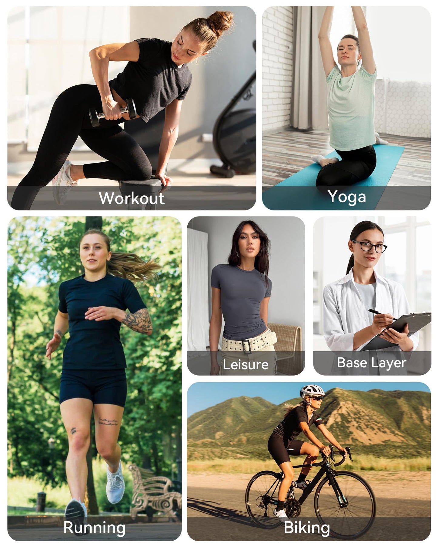 Runhit Compression Shirts Woman Workout Gym T Shirts Short Sleeve Athletic Tops Moisture Wicking Undershirts for Running Yoga Black S