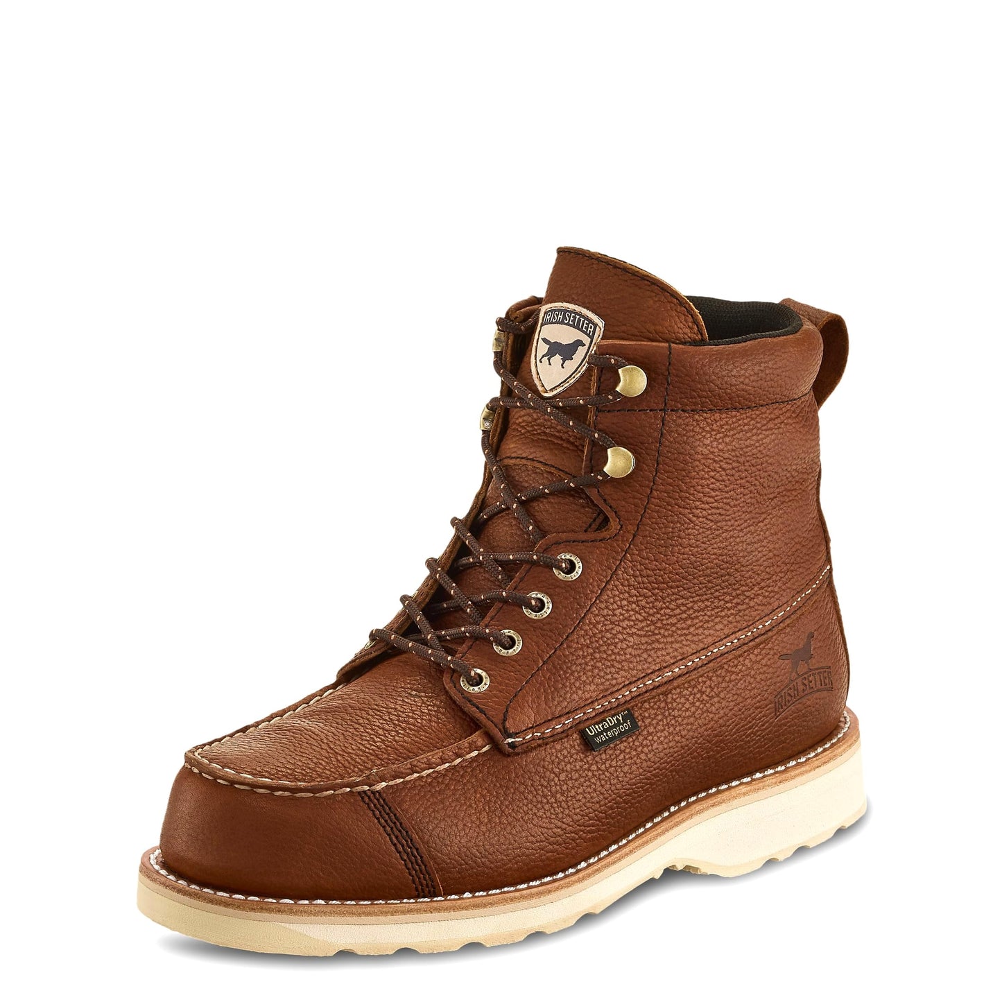 Irish Setter, Wingshooter, Men’s, 7", Waterproof, Hunting Boot, Amber/White, 9.5 B (Narrow)
