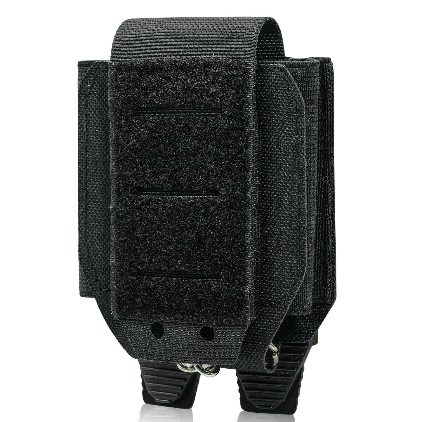 Molle Handcuff Pouch, Upgrade Laser Cut Handcuffs Case, Tactical Hand Cuff Holster Fit Chained Cuffs/Hinged Cuffs/Folding Rigid Cuffs/S&W Cuffs (2 Pack)