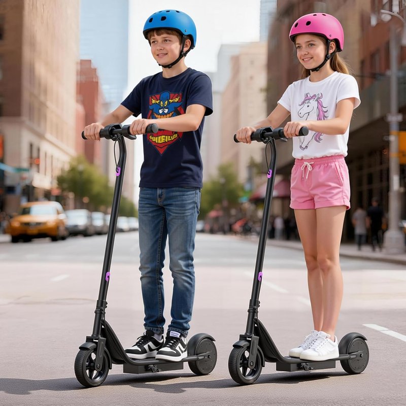 Electric Scooter for Adults - Folding E-Scooter with 250W-500W Motor | 16-24 MPH, 15-60 Mile Range, Dual Brakes, 6.5''-14'' Tires