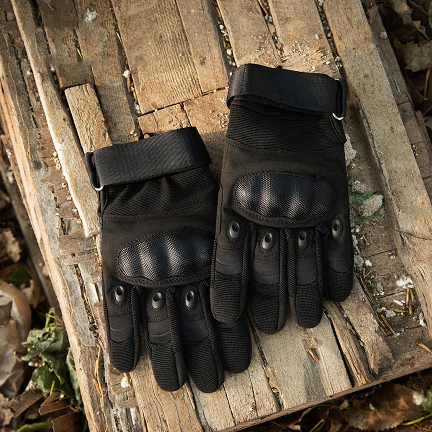 VPZenar Sport Gloves for Men, Black Full Finger Gloves Gloves