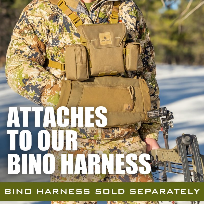 Lone Trail Hiking Hunting Hand Warmer Pouch, Hiking, and Camping with 500D Water Repellent Exterior -Army Hand Muff Hunting Gear 9oz Ultra Light and Adjustable, Sherpa Fleece Lined Tactical HandWarmer