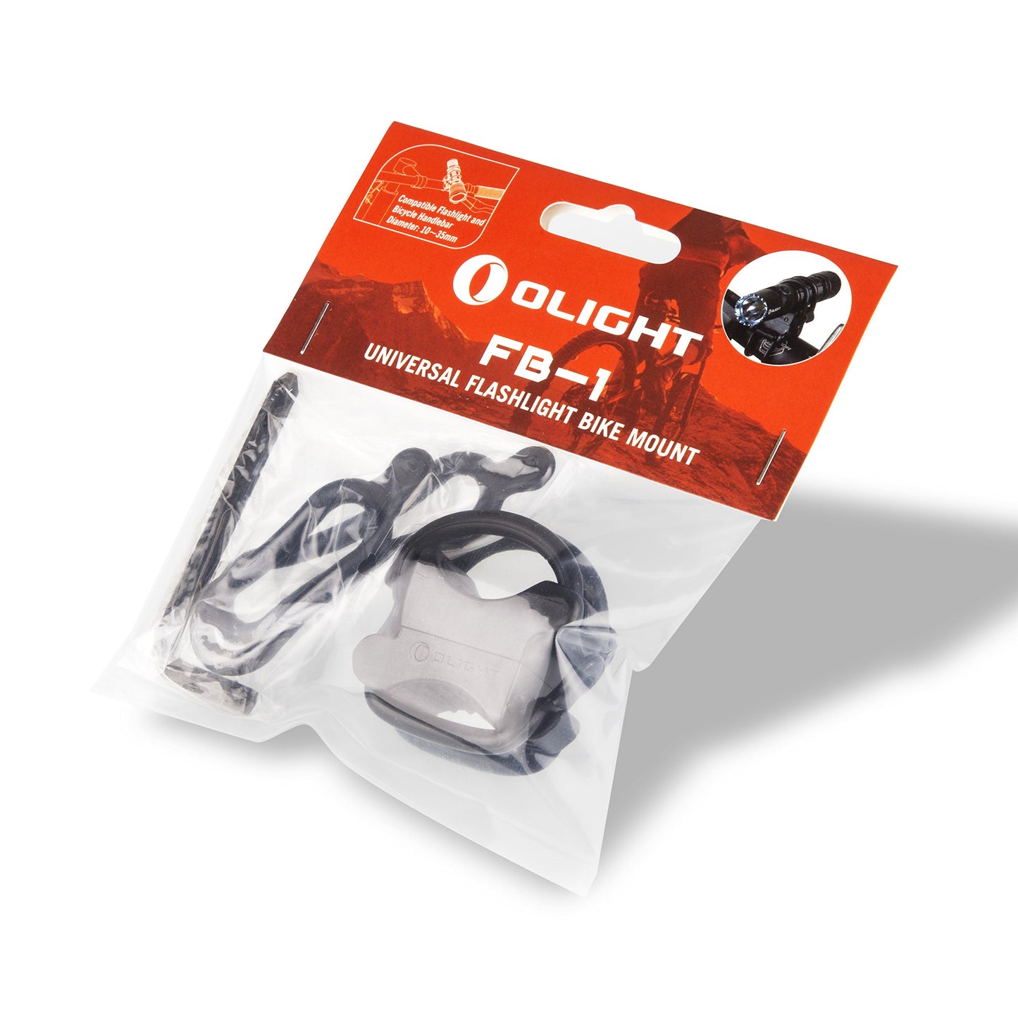 OLIGHT FB-1 Universal Flashlight Bike Mount for Flashlight (Bicycle Lighting Mount Accessories)