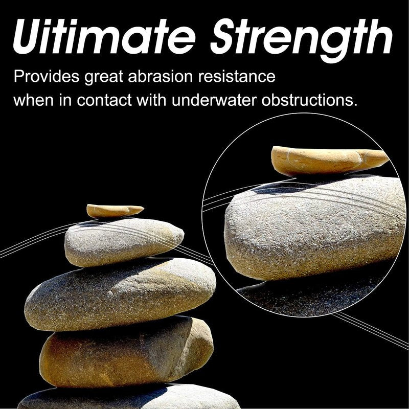 Fluoro Fishing Line - 100% Soft Fluorocarbon Coated - Durable & Strong