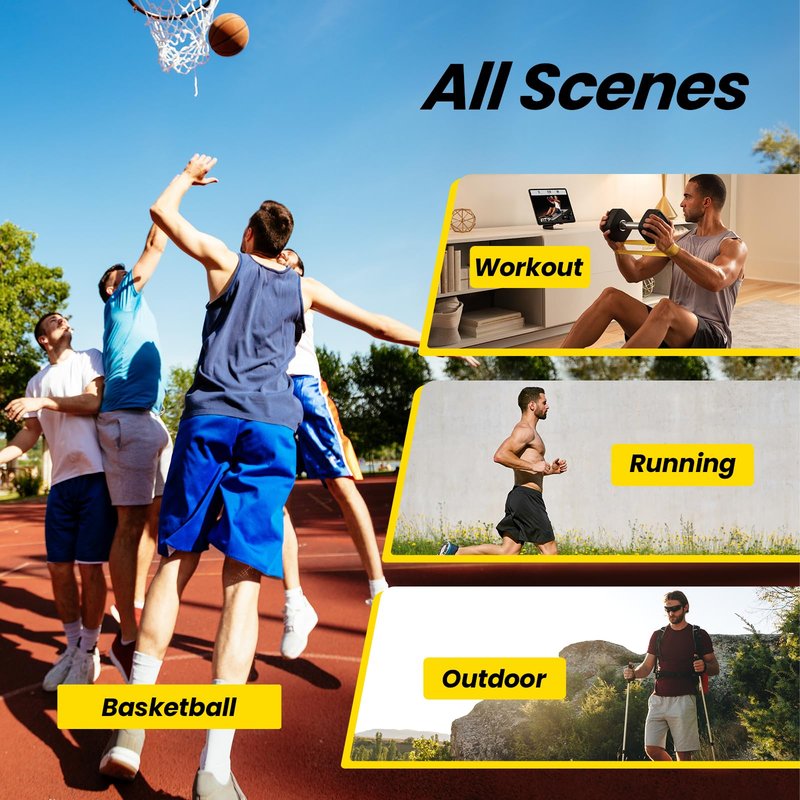 BALENNZ Athletic Shorts for Men with Pockets and Elastic Waistband Quick Dry Activewear Black